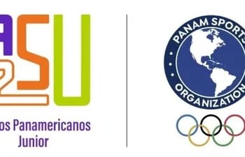 Imagen de los Juegos Panamericanos Junior, que autoridades del Comité Olímpico Paraguayo dieron a conocer en Santiago, durante las competencias en Santiago.
