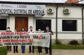 Médicos de Areguá suspenderán sus actividades durante 30 minutos por turno. Claman por la comprensión ciudadana ante la medida de protesta