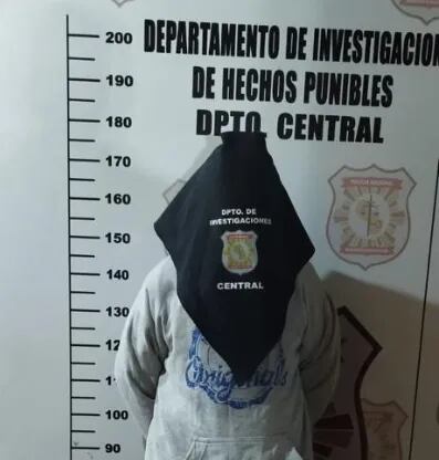 Detienen a la pareja de Yanina Luján Frutos, víctima de presunto feminicidio, en Itauguá.