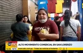 Alto movimiento comercial en San Lorenzo