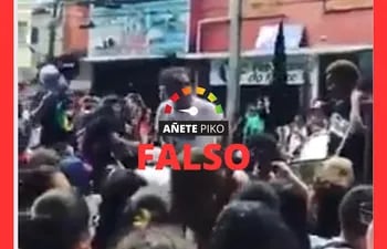 Video de protestas contra Jair Bolsonaro por reforma educativa.