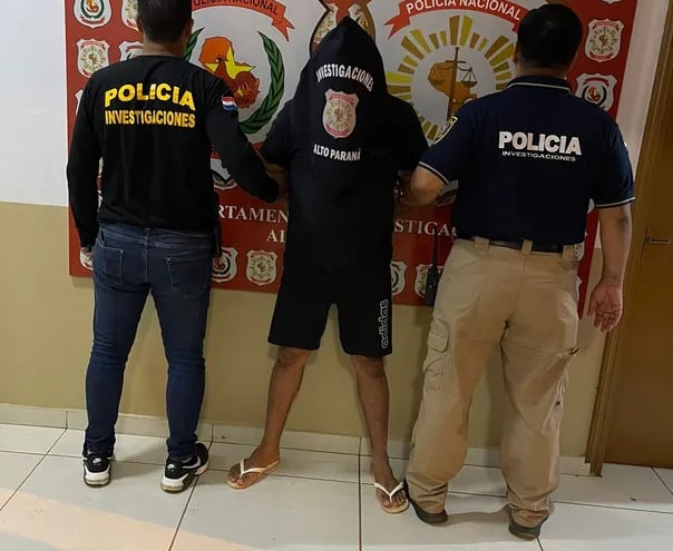 Marcos David Portillo Figueredo, fue detenido y quedó a disposición del Juzgado de la causa.