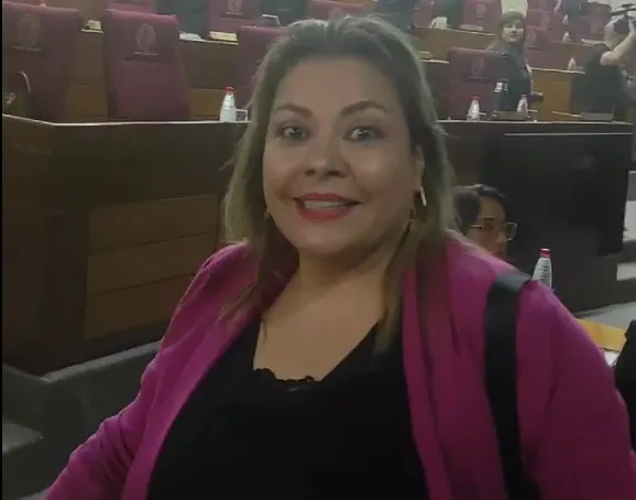 Zenaida Delgado, senadora colorada que llegó al cargo con votos de Cruzada Nacional.