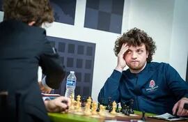 Sinquefields R 3 Niemann derrota a Carlsen Foto Lennart Ootes Grand Chess Tour.
