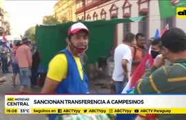 Diputados sanciona transferencia a Campesinos "Piqueteros"