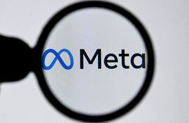 Logo de Meta, la compañía madre de Facebook.