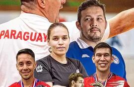 Cuadro de los entrenadores de selecciones nacionales electos por la Confederación Paraguaya de Handball para este año.