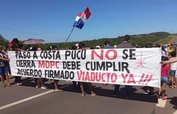 Caacupé: pobladores reclaman la construcción de un viaducto peatonal