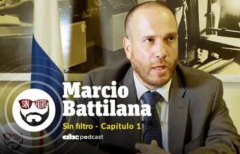 Marcio Battilana en una entrevista para Sin Filtro - ABC PodCast.