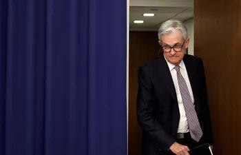 El presidente de la Reserva Federal de Estados Unidos (banco central) Jerome Powell.  (AFP)