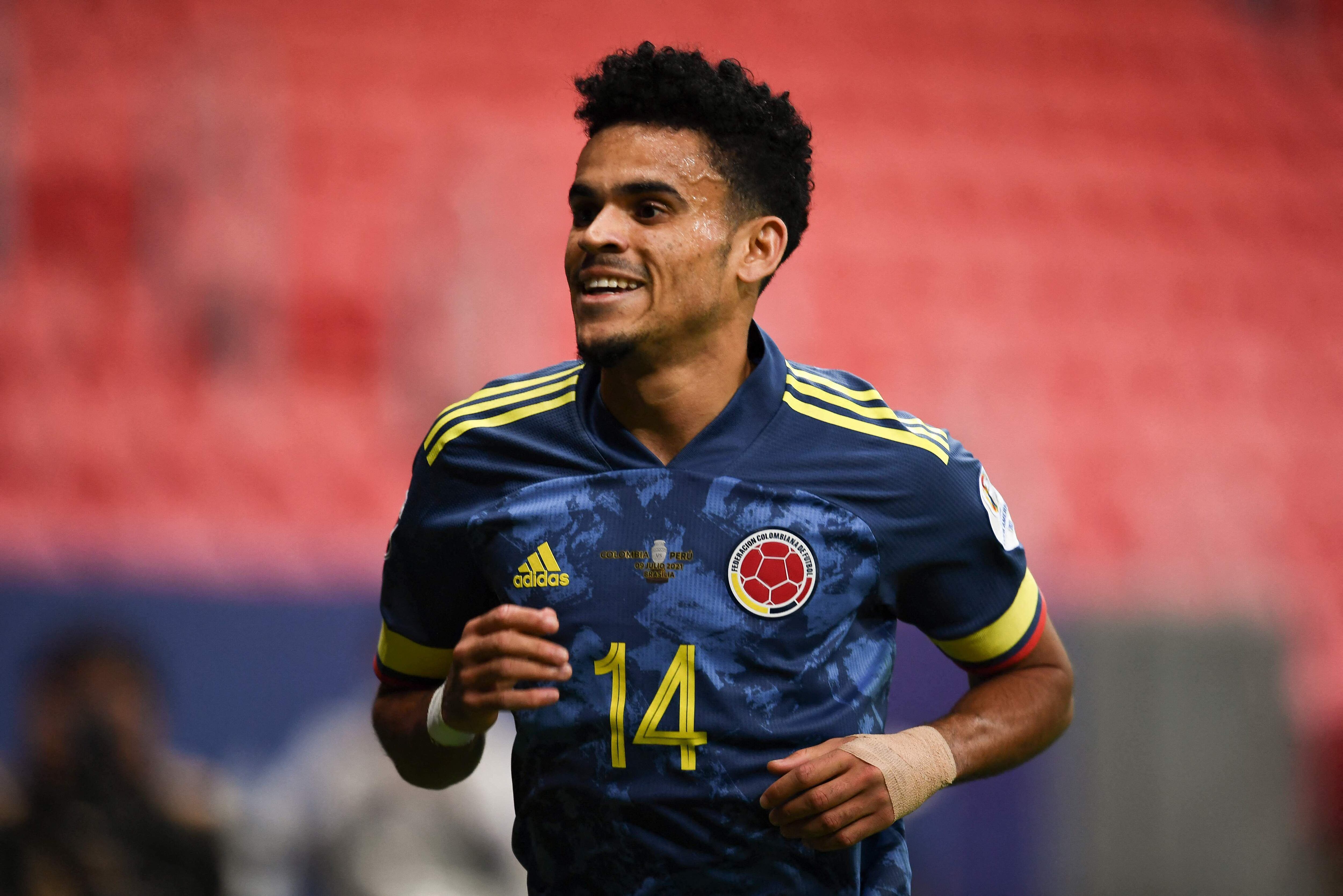 Luis Díaz (Colombia) marcó dos goles ante Perú en el partido por el tercer puesto y alcanzó a Messi como máximo artillero, con 4 goles, por lo que compartió el Botín de Oro con el argentino.