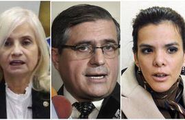 Zully Rolón (Senad), René Fernández (Senac) y Claudia Criscioni (Jueza), los convocados hoy por la CBI.
