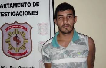 Aldo Velázquez Candia, presunto sicario detenido.
