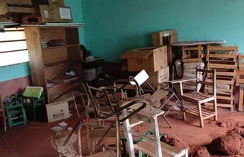 La educación en San Pedro en dramática situación, en la escuela de Potrero Naranjo analizan movilización como último recurso