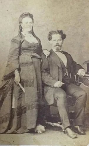 Juan Bautista Gill y su esposa, María Concepción Díaz de Bedoya