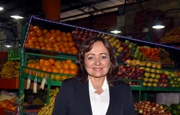 Blanca Aveiro, gerente general del Abasto Norte.