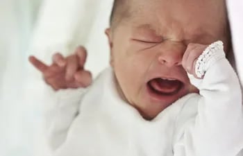 bebé llorando