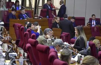 La Cámara de Diputados aplazó para contar con votos y archivar el estudio del proyecto de ley que castiga el desacato al legislativo.