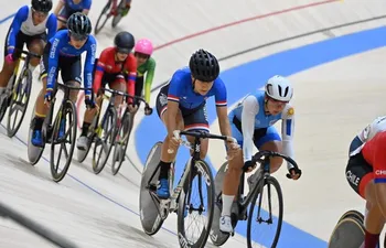 Gran participación del Team Paraguay en las competencias de ciclismo de velocidad que se desarrollaron en el Centro Nacional de Ciclismo de Pista.