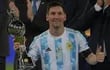 Messi (Argentina) se adjudicó el Balón de Oro (mejor jugador) y el Botín de Oro (goleador)