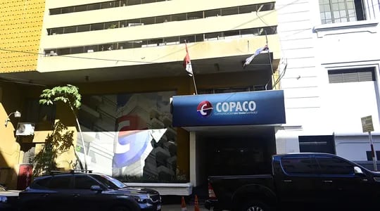 La sede central de la Copaco, en Asunción.