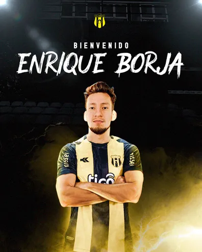 El delantero Enrique Borja (27) se convirtió este martes en la séptima incorporación oficializada por Guaraní.