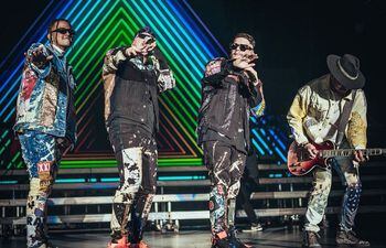 Pablo Mejía, Juan David Huertas (Profe), David Escobar (Dim) y David  Lorduy Hernández (Lorduy) conforman la agrupación Piso 21, formada en la ciudad colombiana de Medellín.