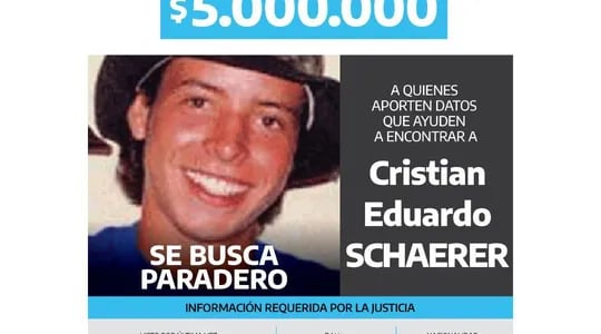 Policía Federal Argentina informó que se volvió a subir la recompensa por datos sobre Christian Schaerer