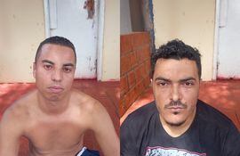 João Paulo Silva Gómez, alias “Hato” y Ricardo de Souza Ferreira, detenidos.