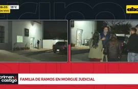 Familia de Ramos en morgue judicial
