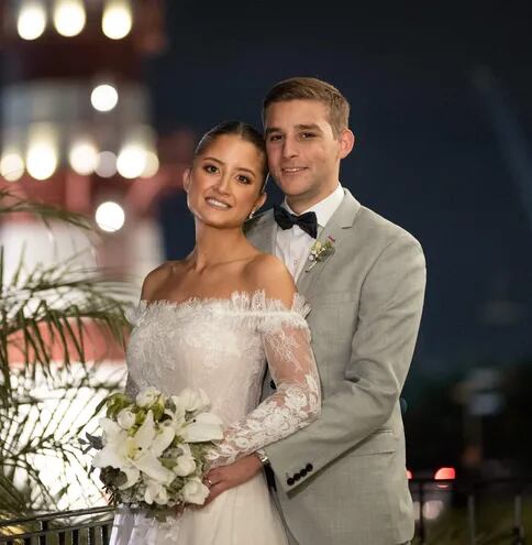 Andrea Brítez Stimson y Rodrigo Campos Bendlin se casaron.