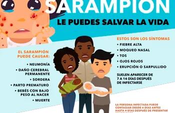 Anuncio publicado en la página de la Séptima Región Sanitaria, instando a los padres a vacunar a sus hijos. La cobertura en Itapúa apenas llega al 40 por ciento.