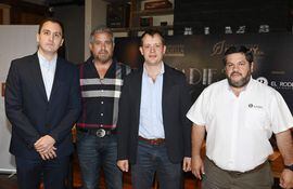 Manuel Callizo, Darío Felipe Giménez, Andreas Lienert y Mario Pereira.