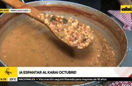 Hoy comemos el tradicional jopará para espantar al Karai Octubre