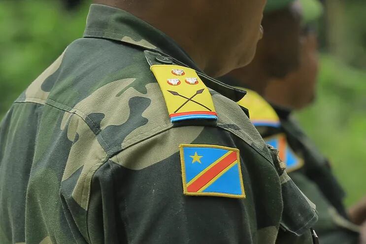 Fuerzas militares de la República Democrática del Congo.