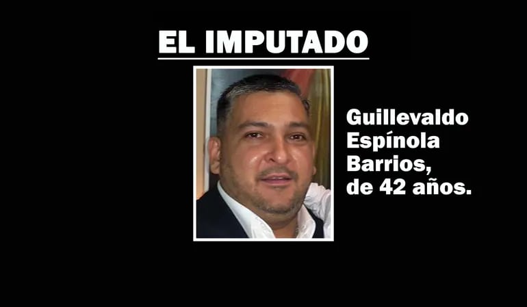 Guillevaldo Espínola Barrios, imputado por tráfico de armas.