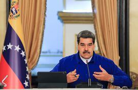 Imagen cedida por el Palacio de Miraflores, del presidente de Venezuela, Nicolás Maduro.