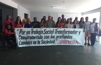 Celebraron ayer su día integrantes del Sindicato Nacional, de Profesionales de Trabajo Social, (SIPROTRASO Py).
