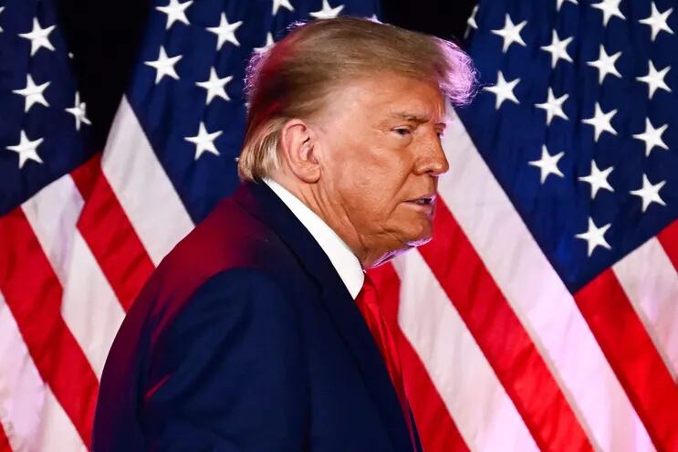 El expresidente de Estados Unidos, Donald Trump, anunció que no renunciará a su candidatura presidencial y volver a la Casa Blanca.  (AFP)