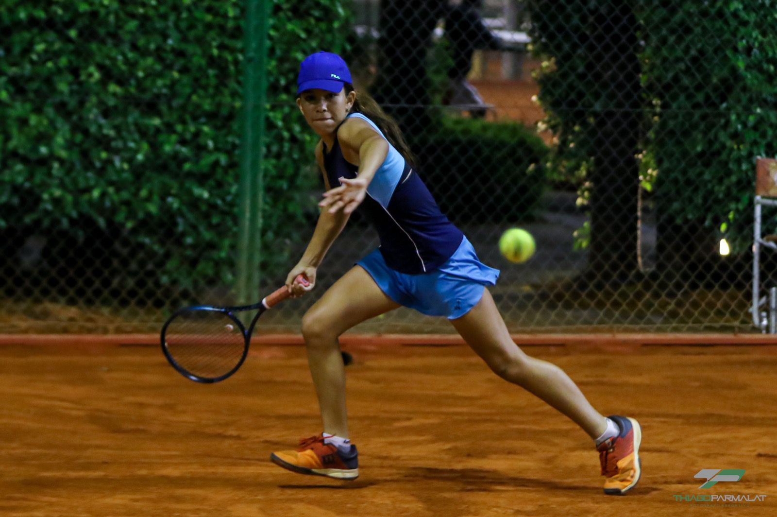Valeria Santander, finalista en singles y campeona en dobles 14.