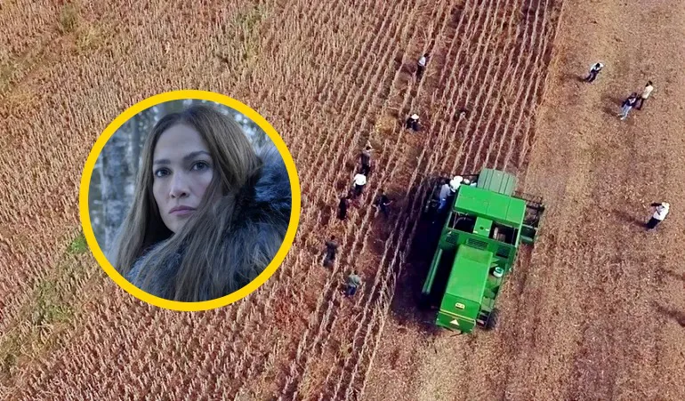 Imagen de referencia: El personaje interpretado por Jennifer López hizo mención a la producción de soja en Paraguay.