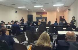 Audiencia preliminar de acusados por el caso A Ultranza ante la jueza Rosarito Montanía.