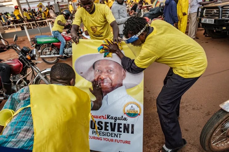 Yoweri Museveni es presidente de Uganda desde 1986.
