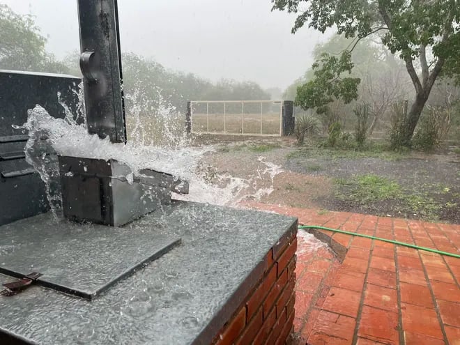 Alerta de lluvias en el alto Chaco para esta mañana. Archivo.