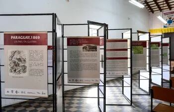 La muestra itinerante "Paraguay 1869. Un país en guerra" es una de las que estará de forma permanente en el Museo Campamento Cerro León.