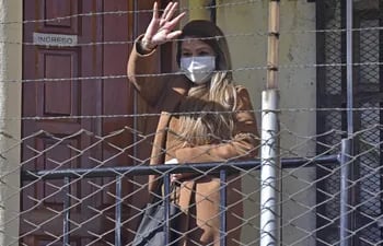 Jeanine Áñez en la cárcel de Mujeres de Miraflores, en La Paz (Bolivia).