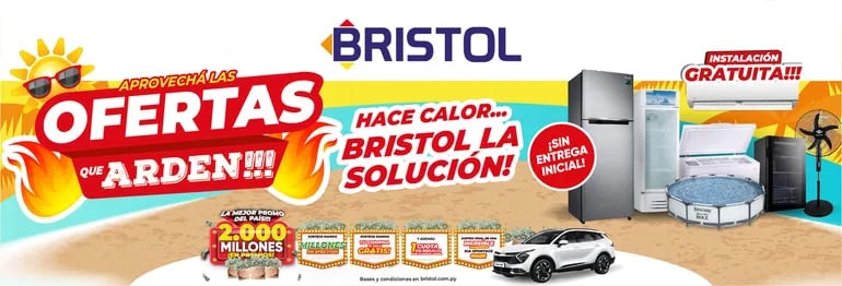 Bristol nuevamente sorprende con una promo fantástica, para aprovechar las "Ofertas que arden".