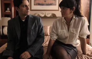 Joaquín Furriel y Griselda Siciliani en una imagen de la película "Descansar en Paz", que tendrá su estreno en Málaga. Parte de la película argentina se grabó en Paraguay.