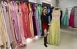 Efecto Cenicienta habilitó su tercera tienda de alquiler de vestidos, que funciona en San Lorenzo.