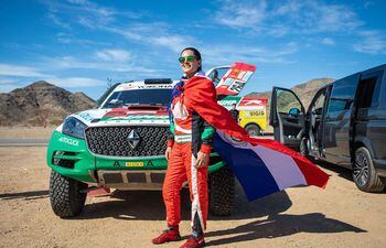 Andrea Lafarja Bittar, de la mano del Puma Energy Rally Team, pudo alcanzar el objetivo de llegar a la rampa final en Jeddah, en la jornada de hoy.